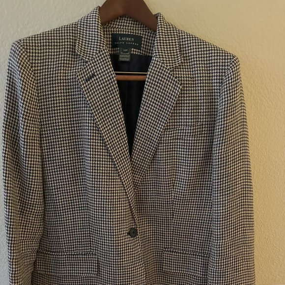 Ralph Lauren Houndstooth Blazer